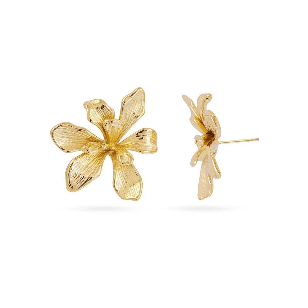 Pendientes flor