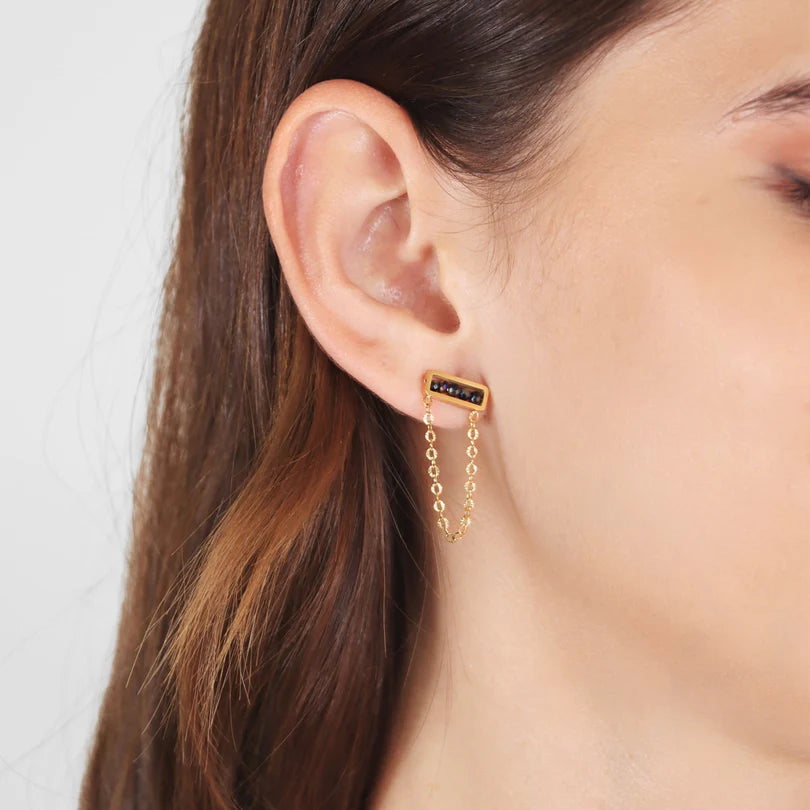 Pendientes Piedras Negras