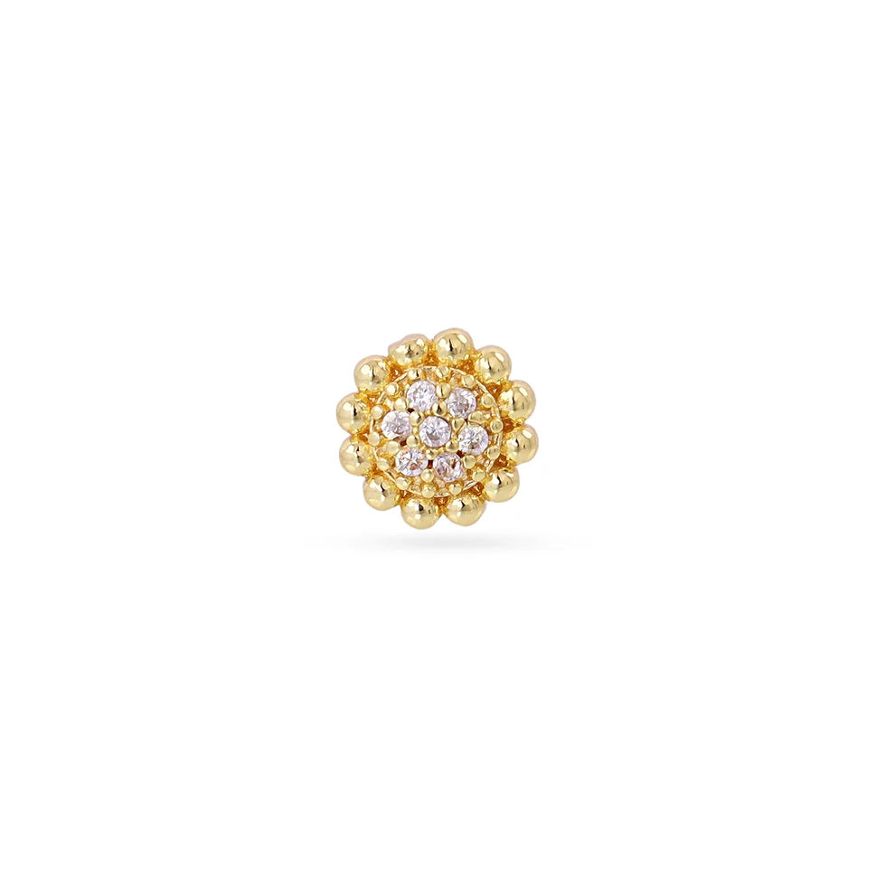 Piercing flor circonitas