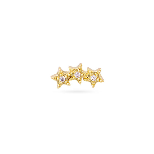 Piercing triple estrella