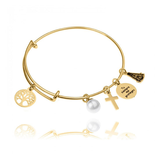Pulsera fetiches religiosa