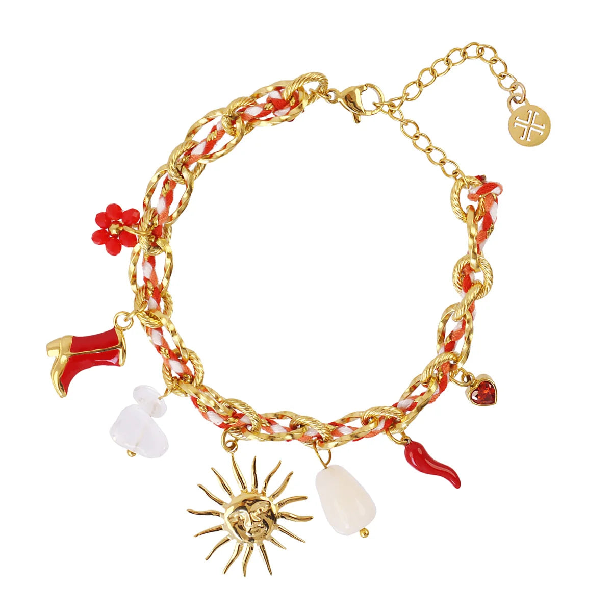 Pulsera Charms rojo