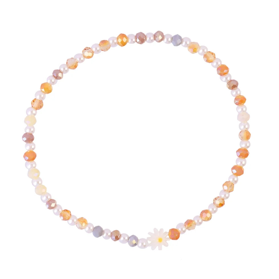 Pulsera flor elástica