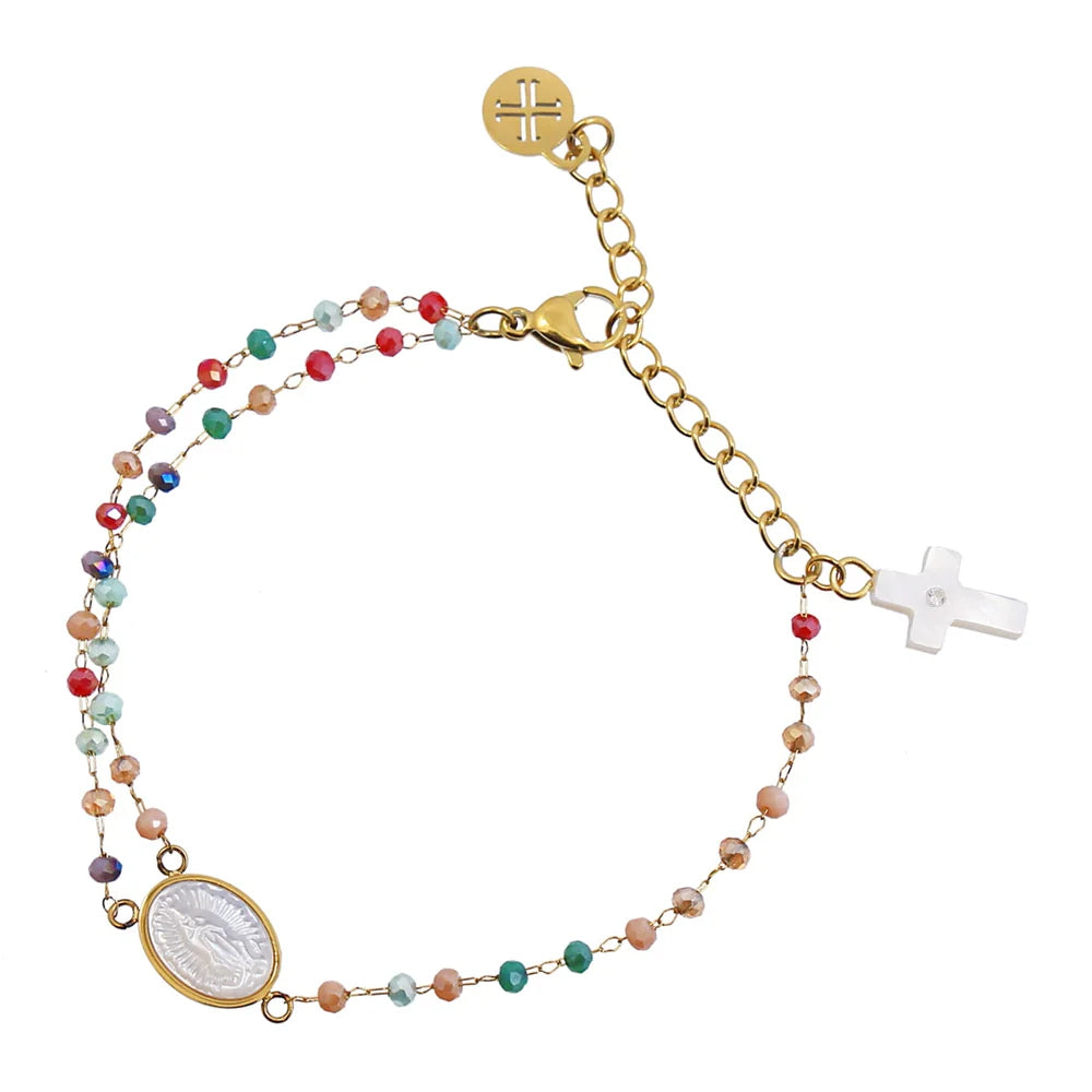 Pulsera Rosario Bolitas