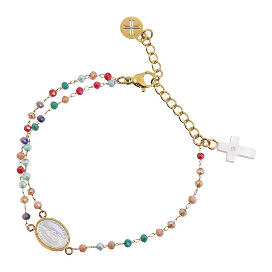 Pulsera Rosario Bolitas