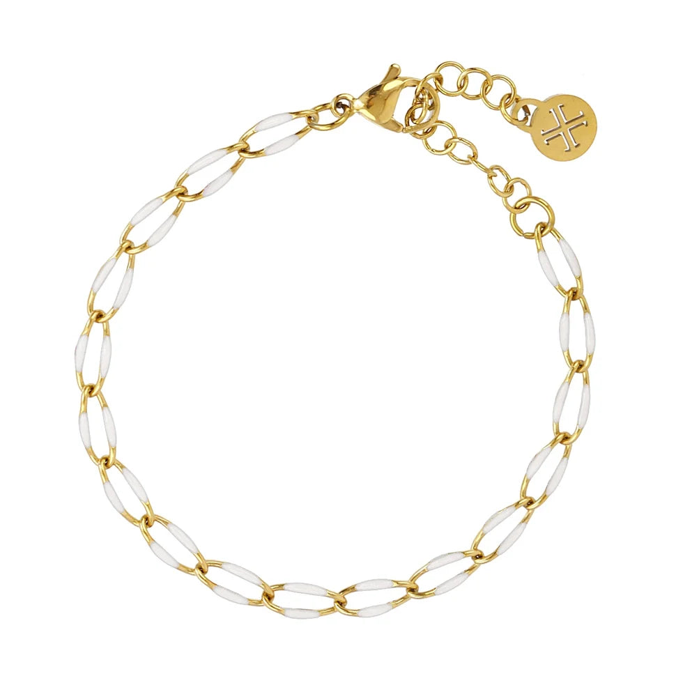 Pulsera eslabones esmalte