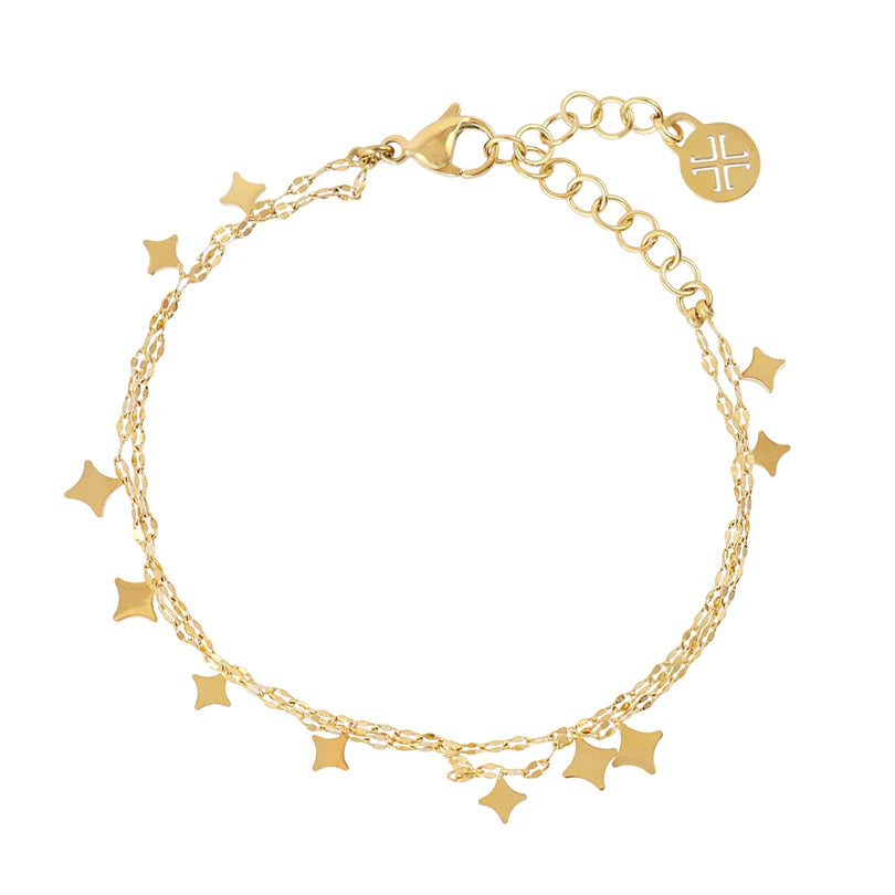 Pulsera Doble Estrellas