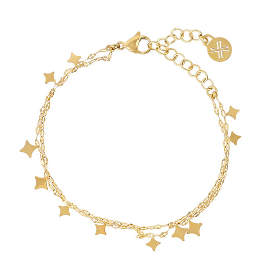 Pulsera Doble Estrellas