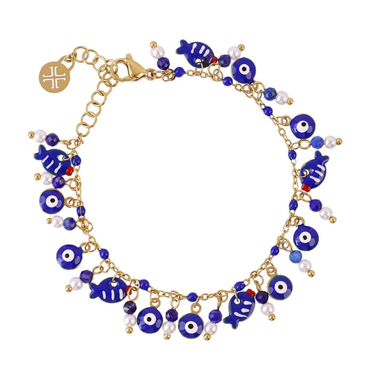 Pulsera Pez y Ojo Turco