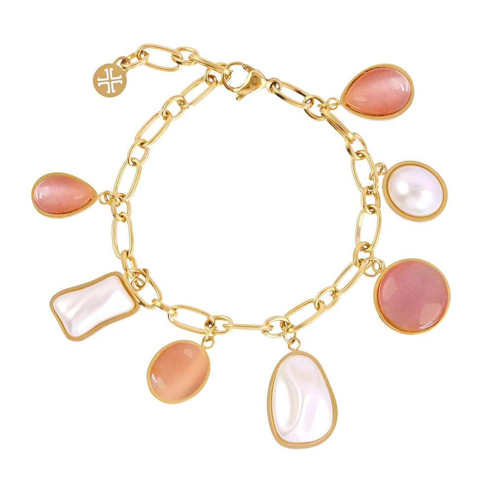 Pulsera Perlas y piedras