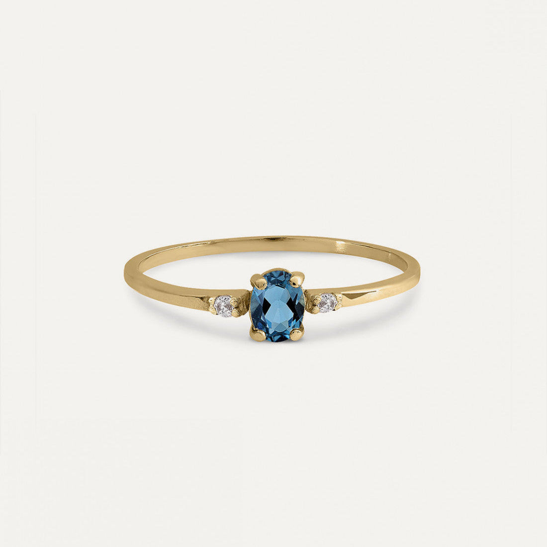 Anillo Piedra Oval 9kts