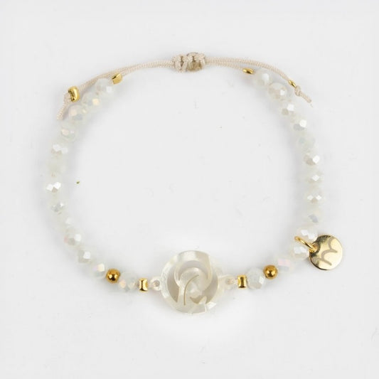 Pulsera Virgen Niña cristales